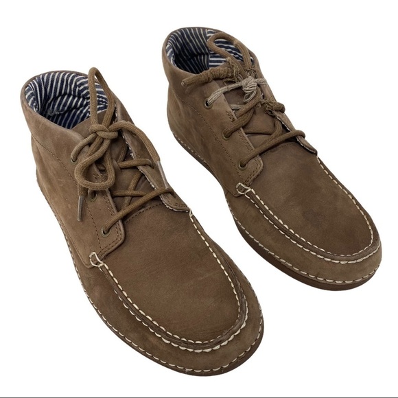 UGG Brown Suede Chukka Boots with Moccasin Stitching main image 13
